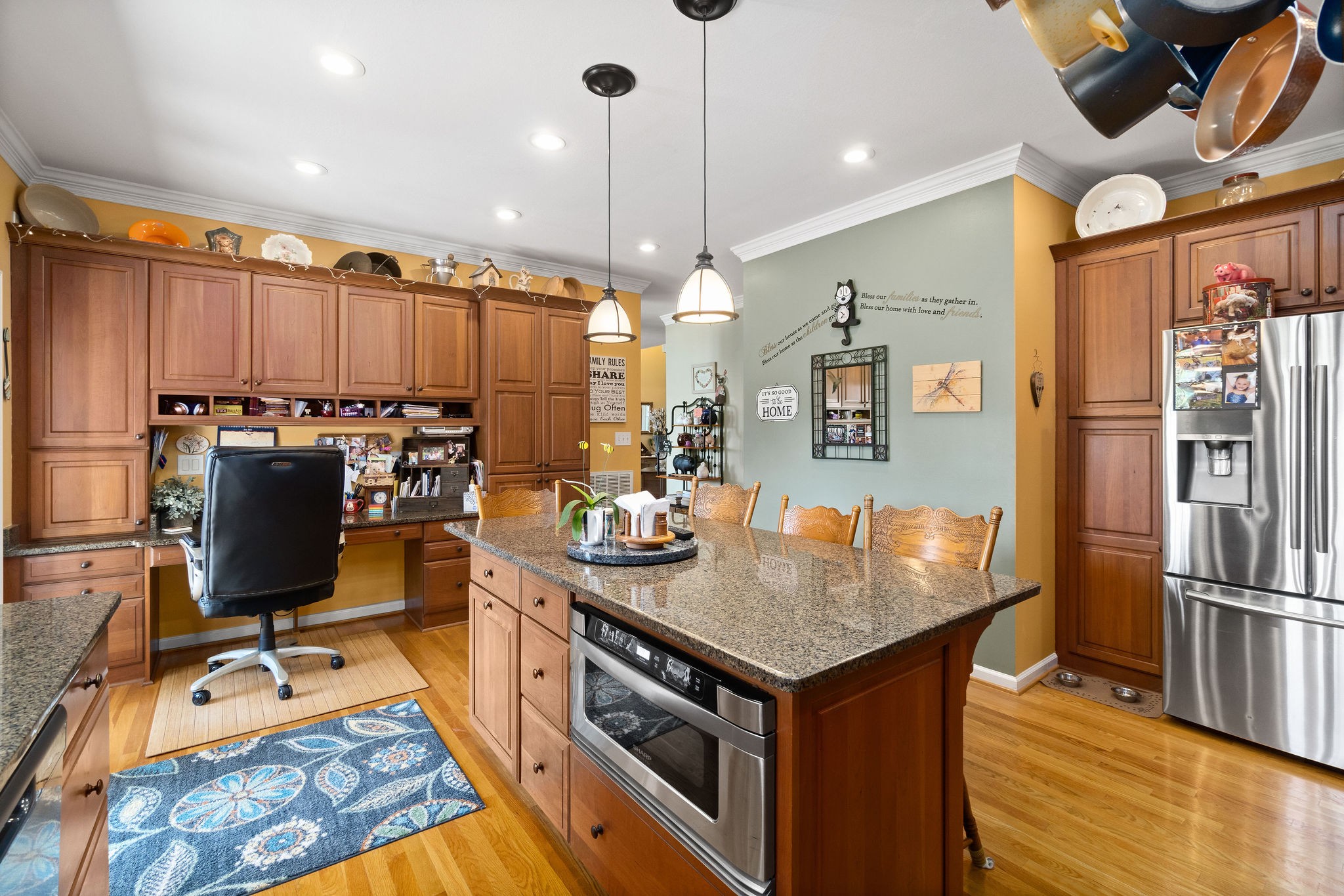 2111 Port Royal Road Adams, TN 37010 - Photo 17 of 63 a kitchen with stainless steel appliances granite countertop a refrigerator a stove and a sink