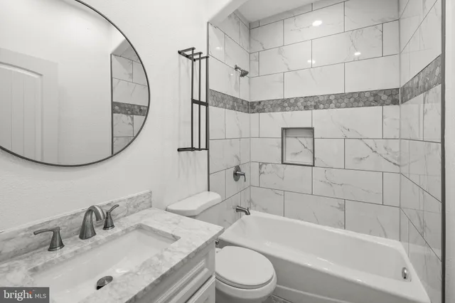 a view of an entryway with stairs