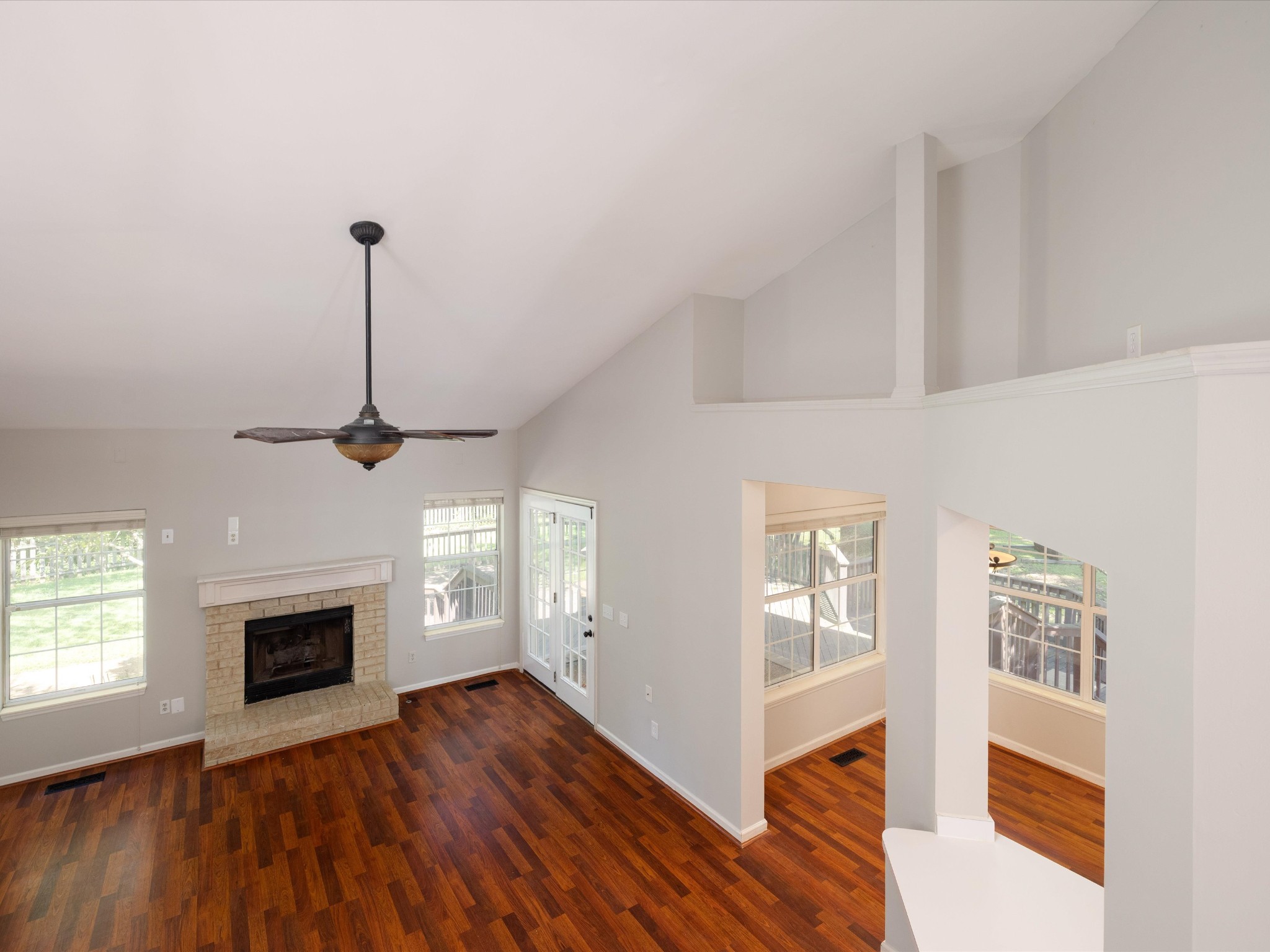 4629 Sandy Creek Road Nashville, TN 37221 - Photo 9 of 48 a view of empty room with windows and fireplace