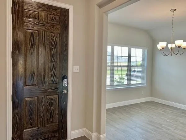 wooden floor in an empty room