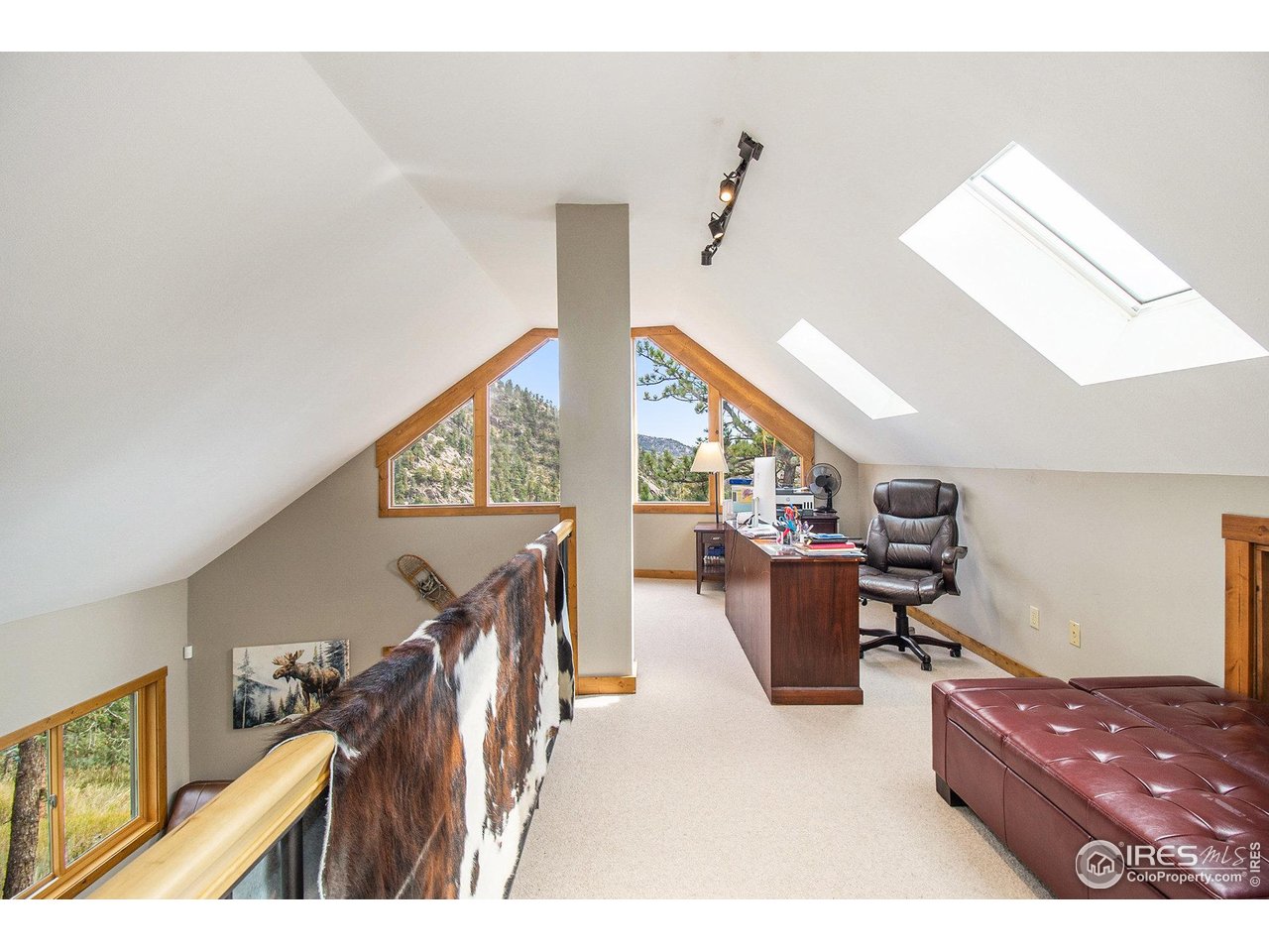 270 Choctaw Road Lyons, CO 80540 - Photo 17 of 30 Upper Level with a spacious loft area, great for an office.