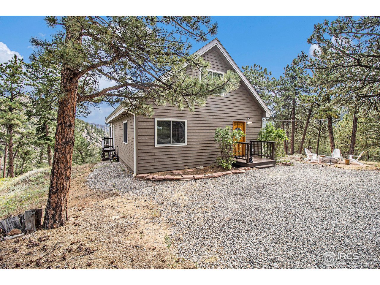 270 Choctaw Road Lyons, CO 80540 - Photo 23 of 30 Plenty of parking! Front door located on the left side of the home.