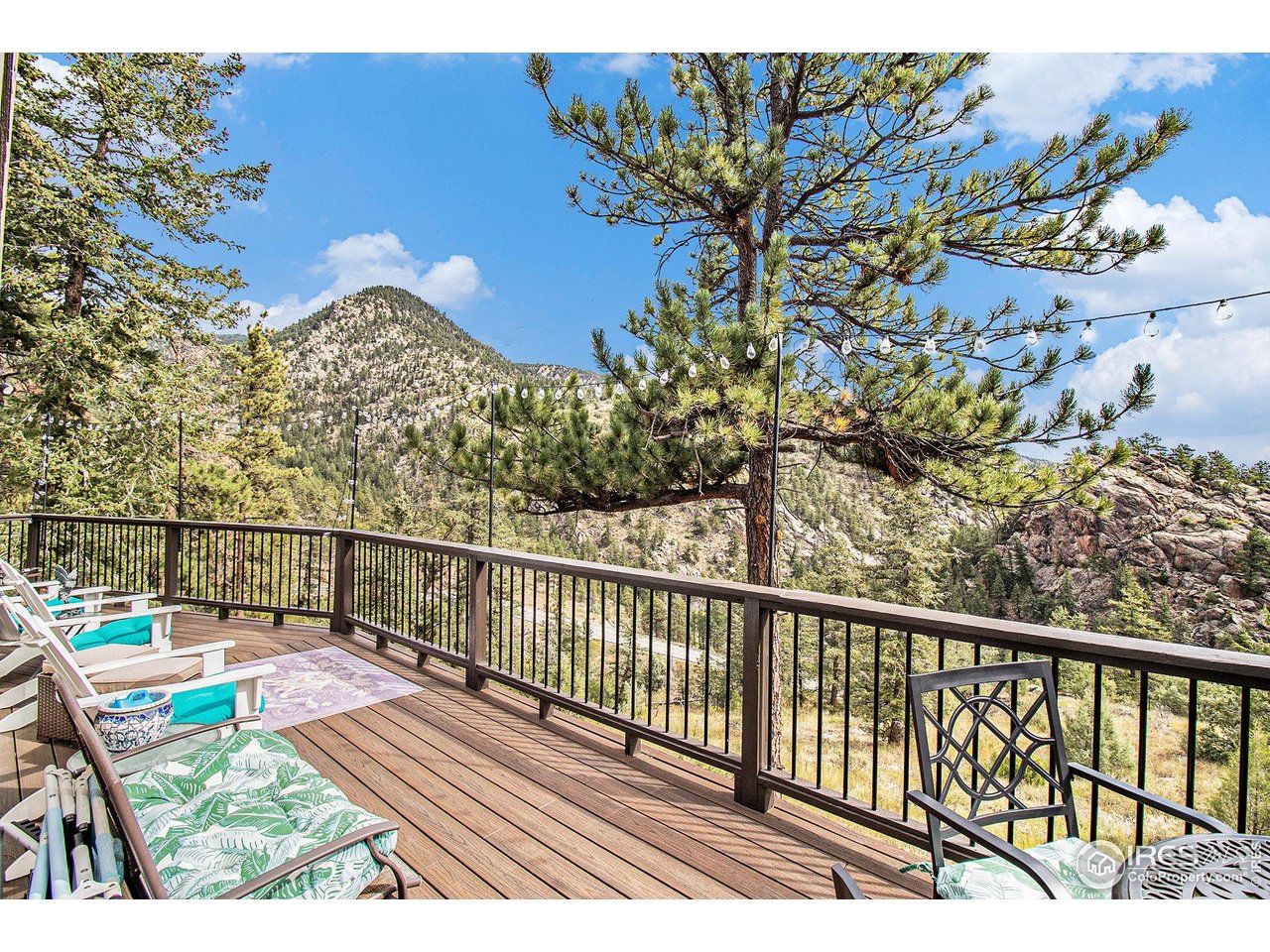 270 Choctaw Road Lyons, CO 80540 - Photo 8 of 30 Main Floor of the home and includes the large deck that offers privacy and views!