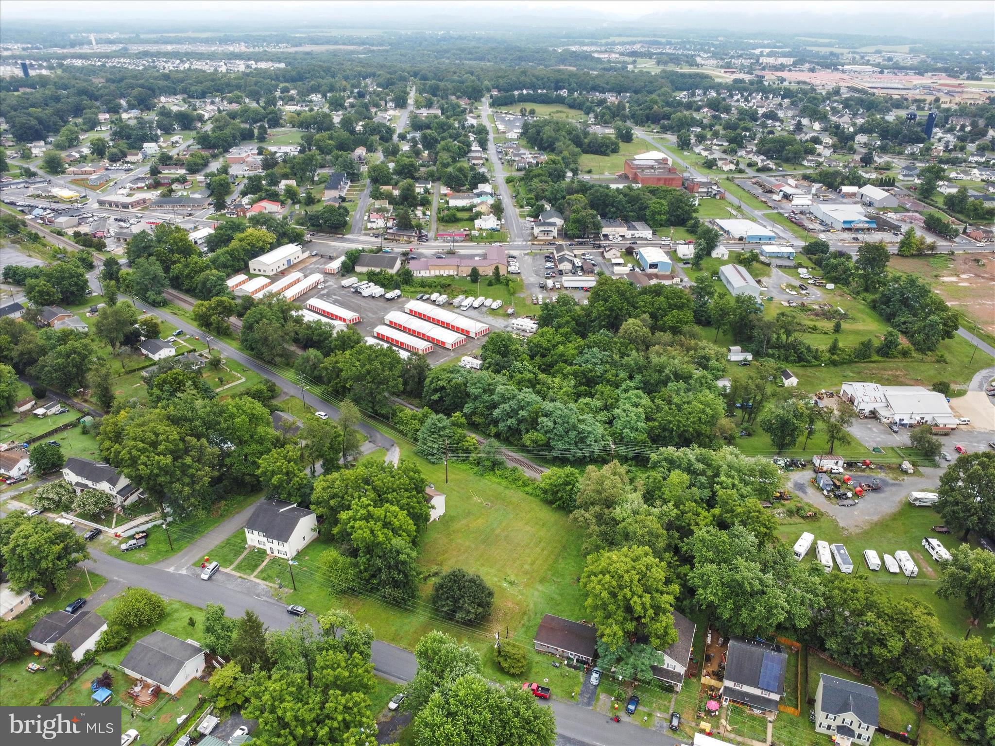 406 Burns Street Ranson, WV 25438 - Photo 15 of 32 an aerial view of residential houses with city view