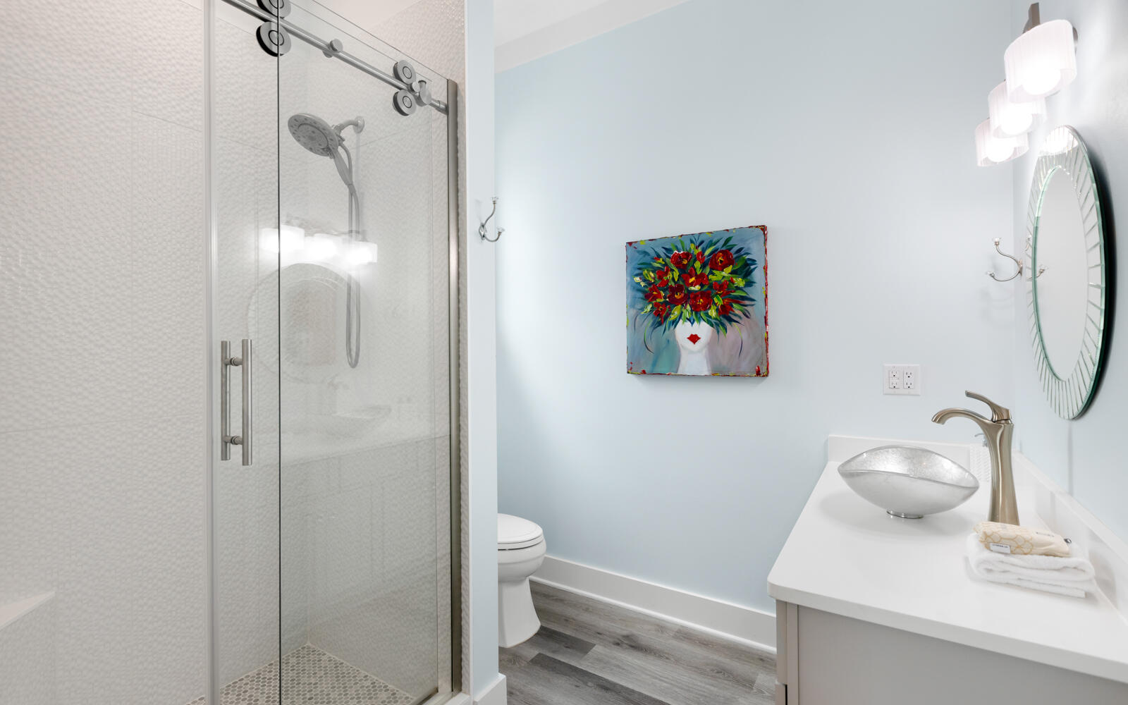 75 Pelayo Avenue Santa Rosa Beach, FL 32459 - Photo 58 of 67 a bathroom with a sink a toilet and shower