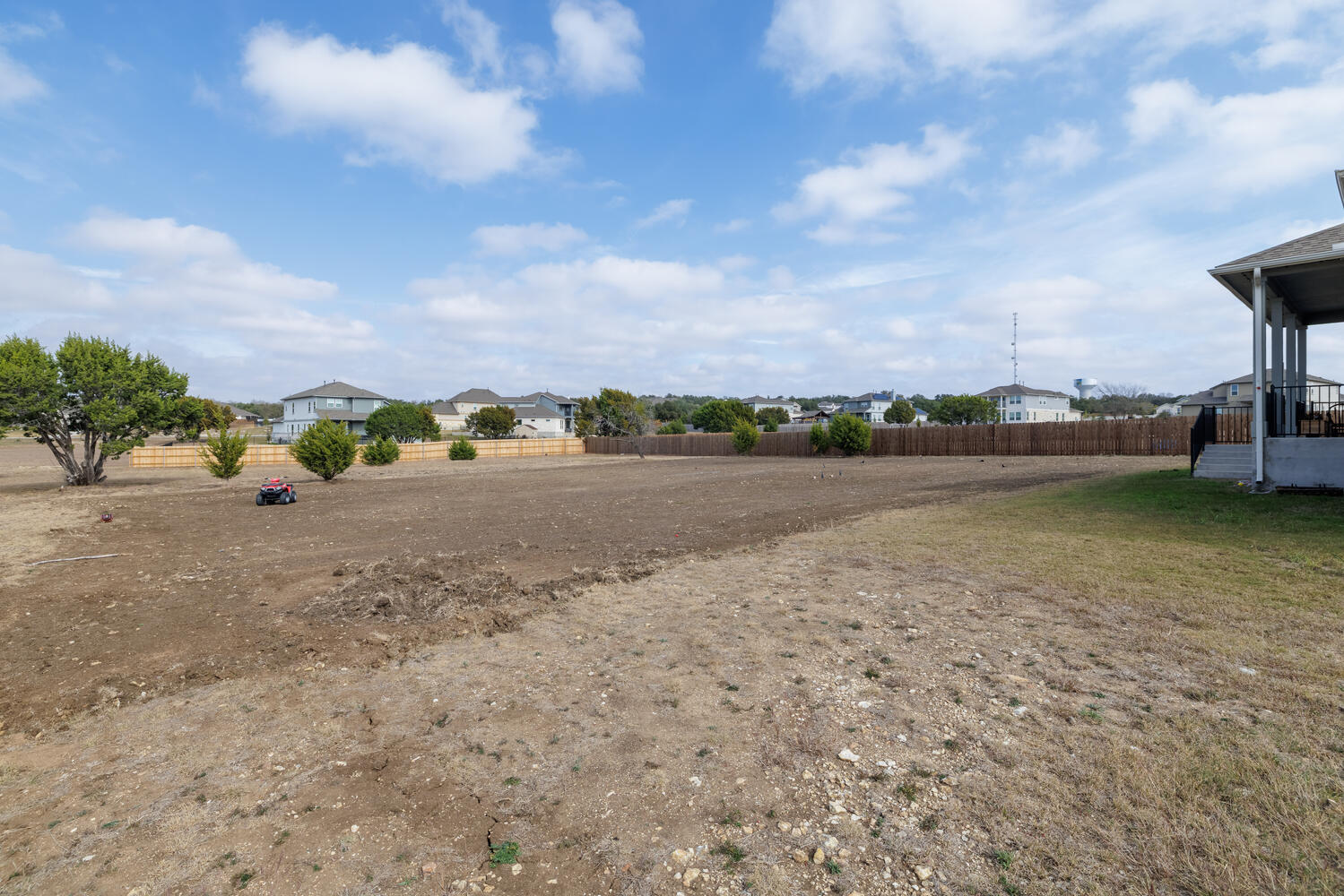 1913 Equine Road Leander, TX 78641 - Photo 33 of 35 a view of a lake with houses in the back