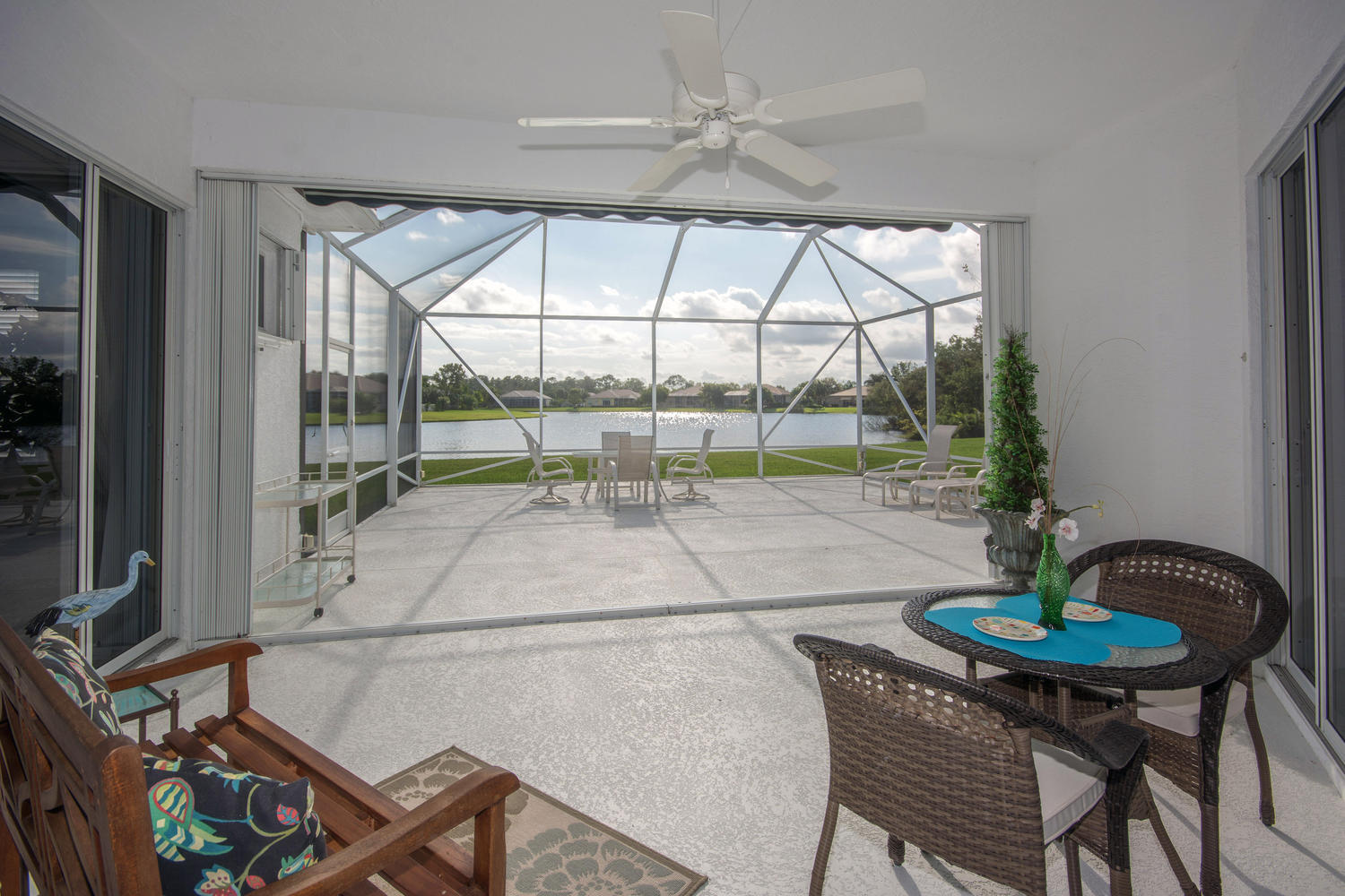 Screened Patio and View