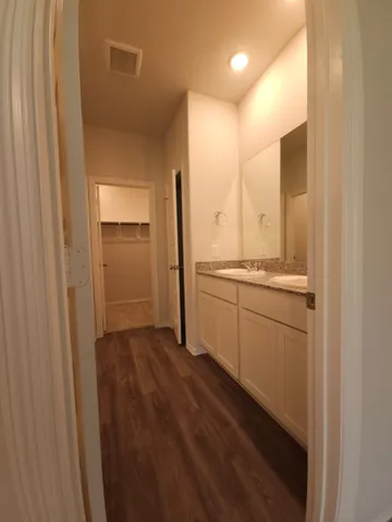 a room with storage and utility