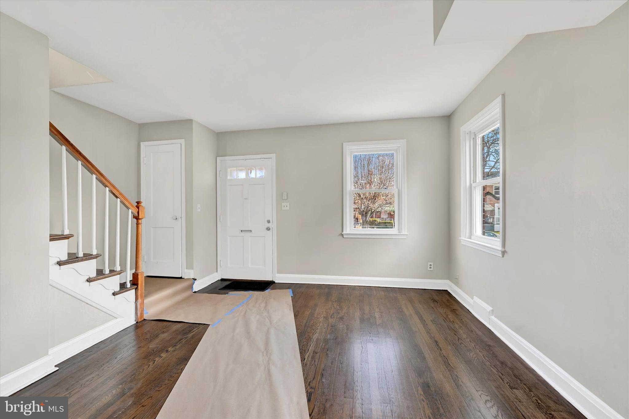 54 Wiltshire Road Essex, MD 21221 - Photo 2 of 22 a view of an entryway with wooden floor