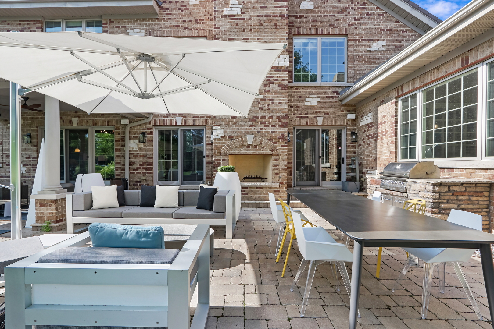 17451 Bridle Trail Road Gurnee, IL 60031 - Photo 5 of 50 a dining room with furniture and chandelier