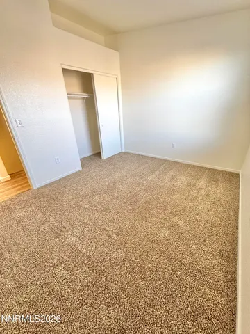 an empty room with a natural light