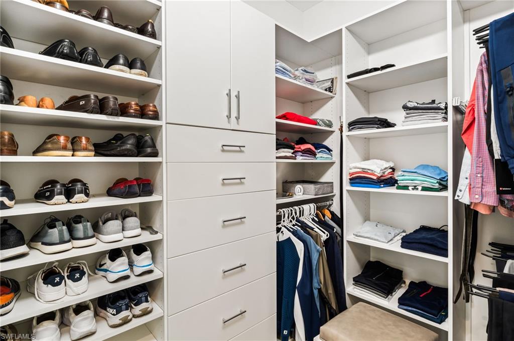 12033 Azalea Way Naples, FL 34120 - Photo 16 of 46 Primarty suite dual walk-in closets, plus added shoe closet!