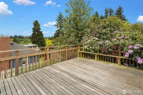 a view of a house with a deck