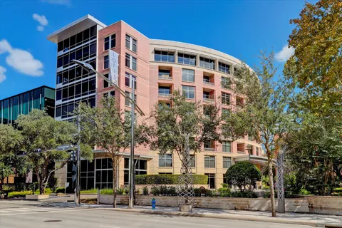 a front view of a building