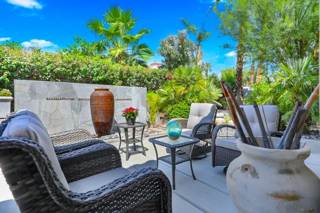 a view of balcony and patio