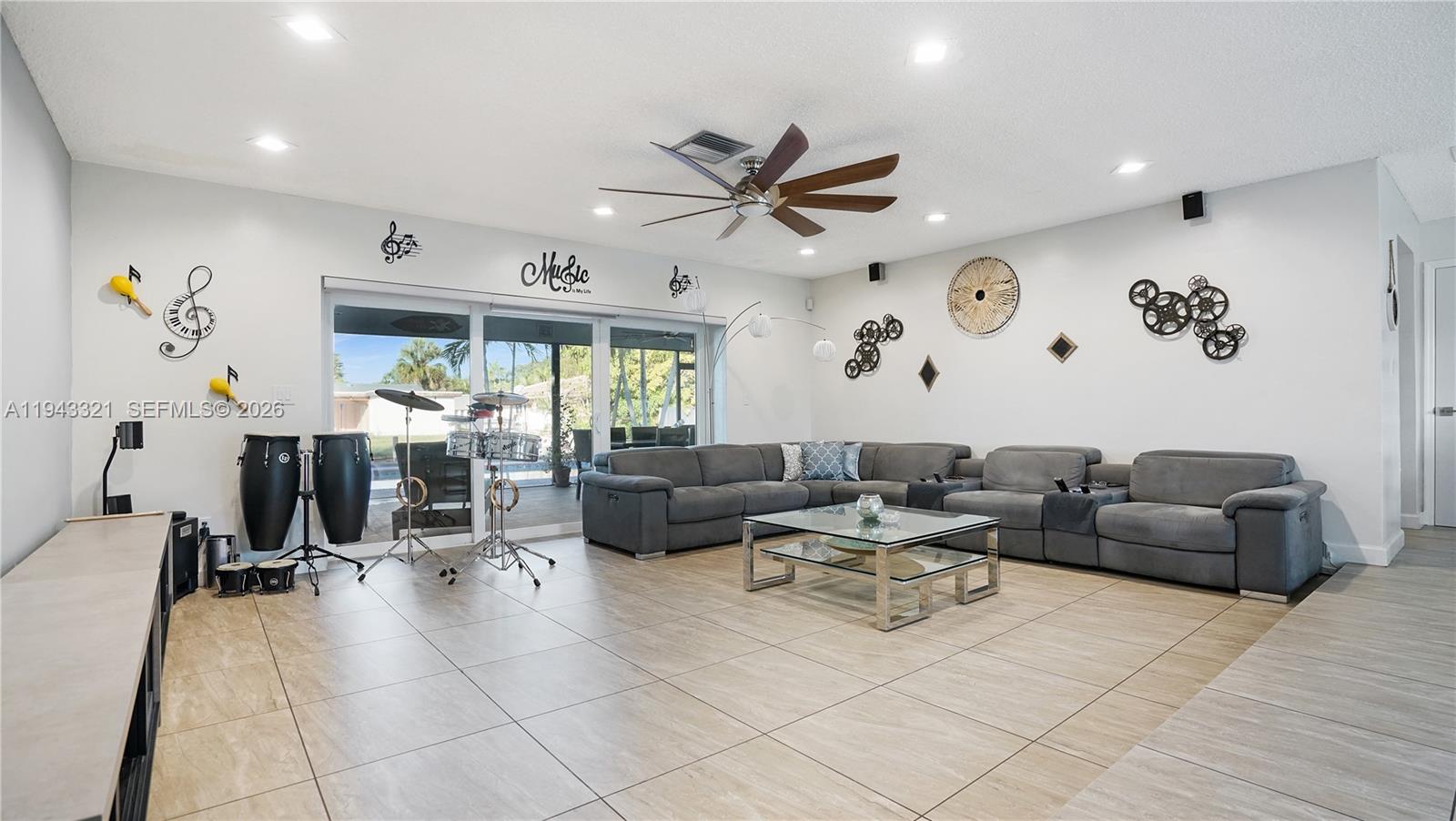 5921 Southwest 17th Street Plantation, FL 33317 - Photo 9 of 53 a living room with furniture