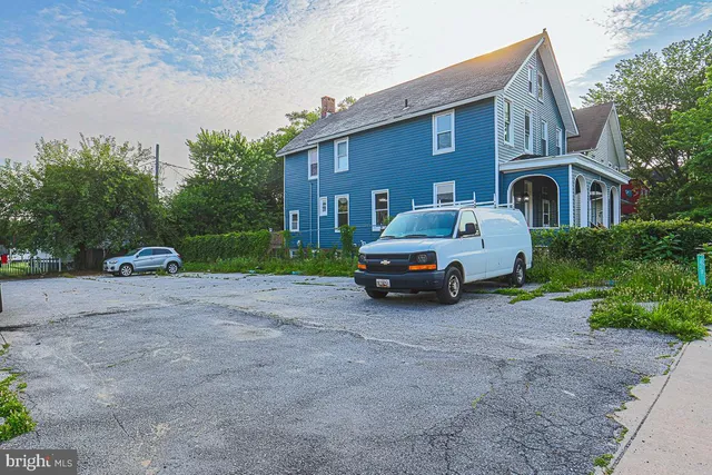 a view of a door of the house