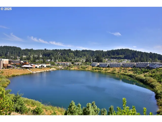 a view of a city with lake view