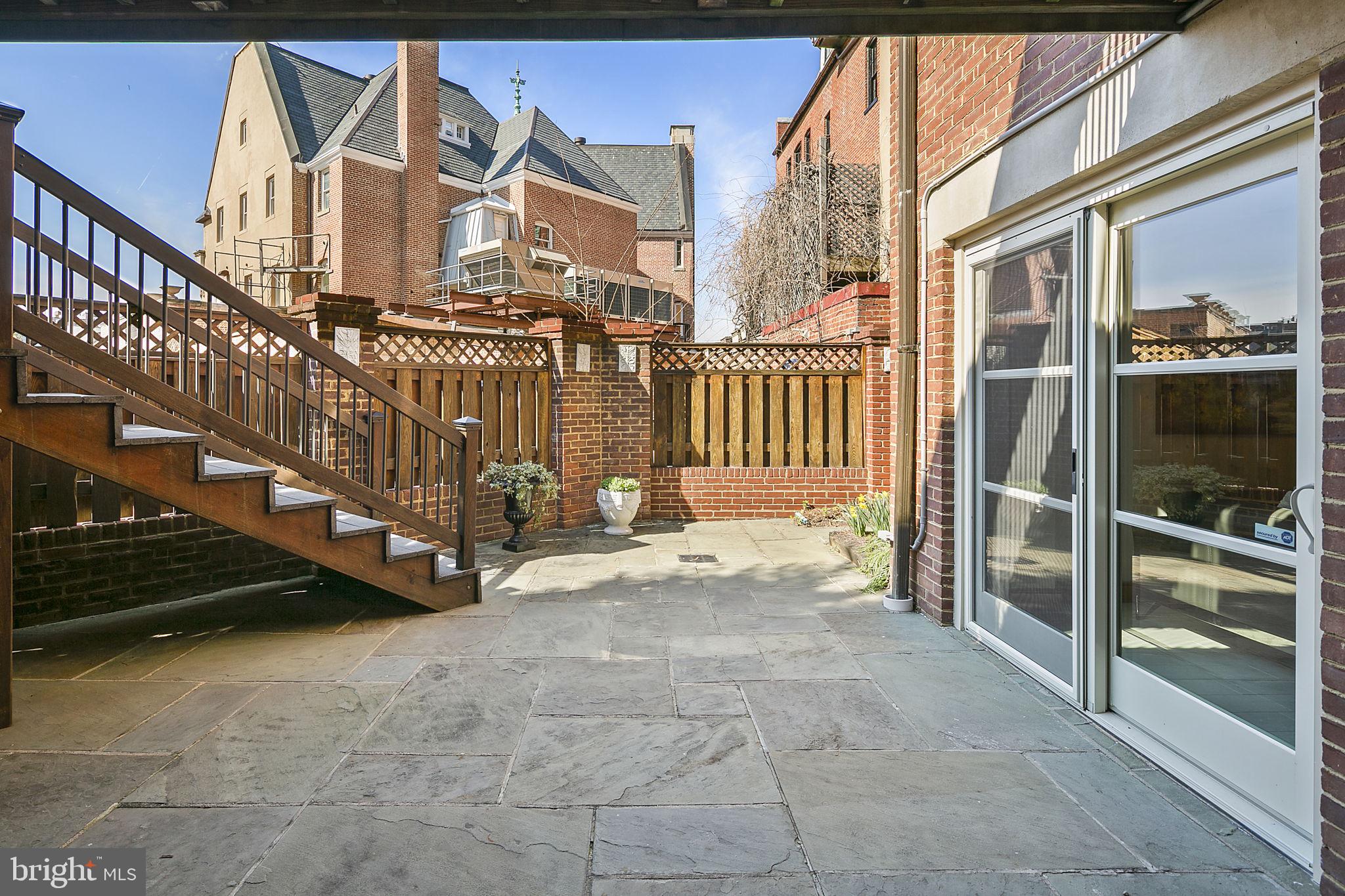 2344 S Street Northwest Washington, DC 20008 - Photo 42 of 52 Patio and stairs to deck