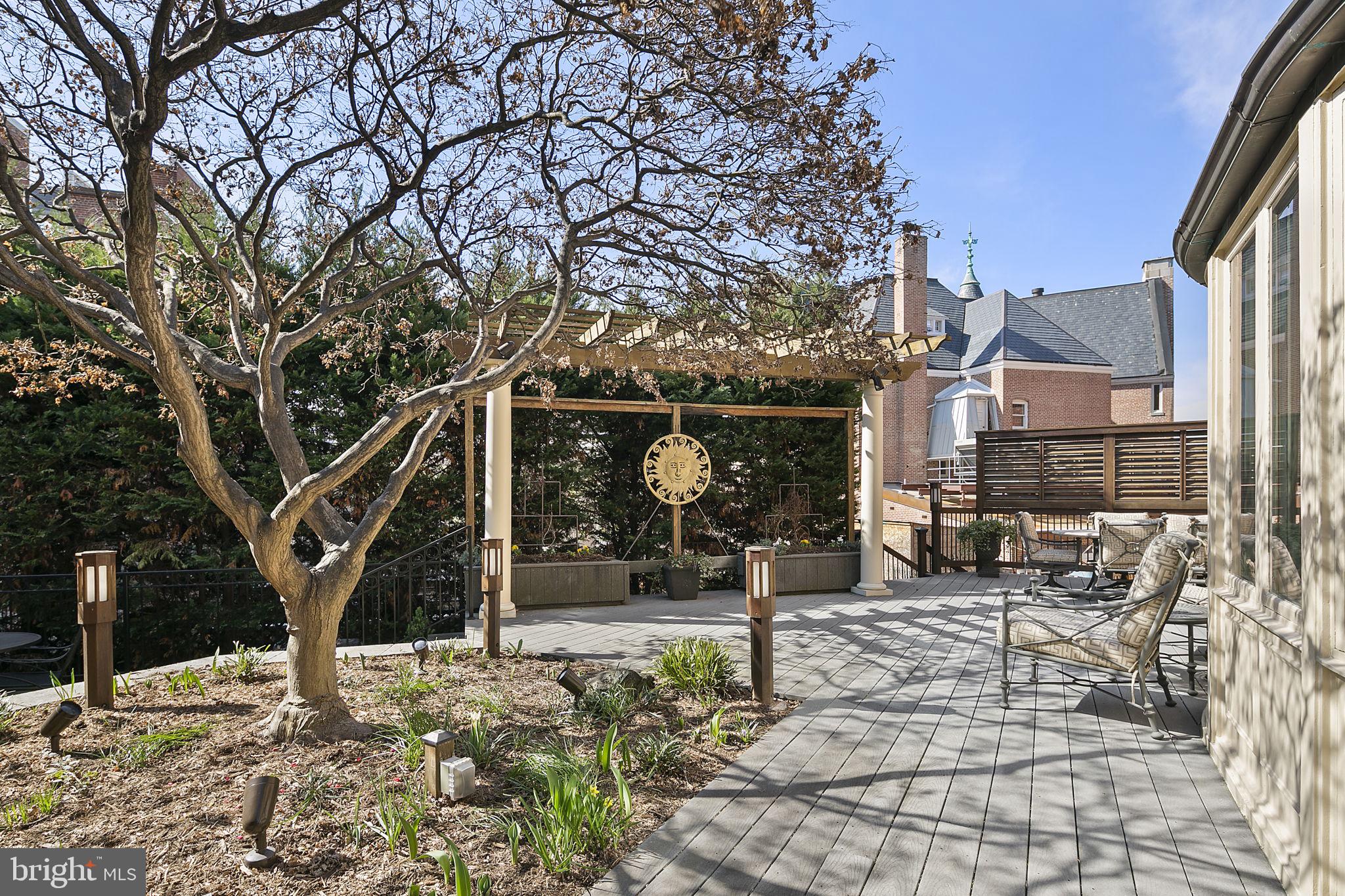 2344 S Street Northwest Washington, DC 20008 - Photo 43 of 52 Landscaped yard, great for relaxing & entertaining