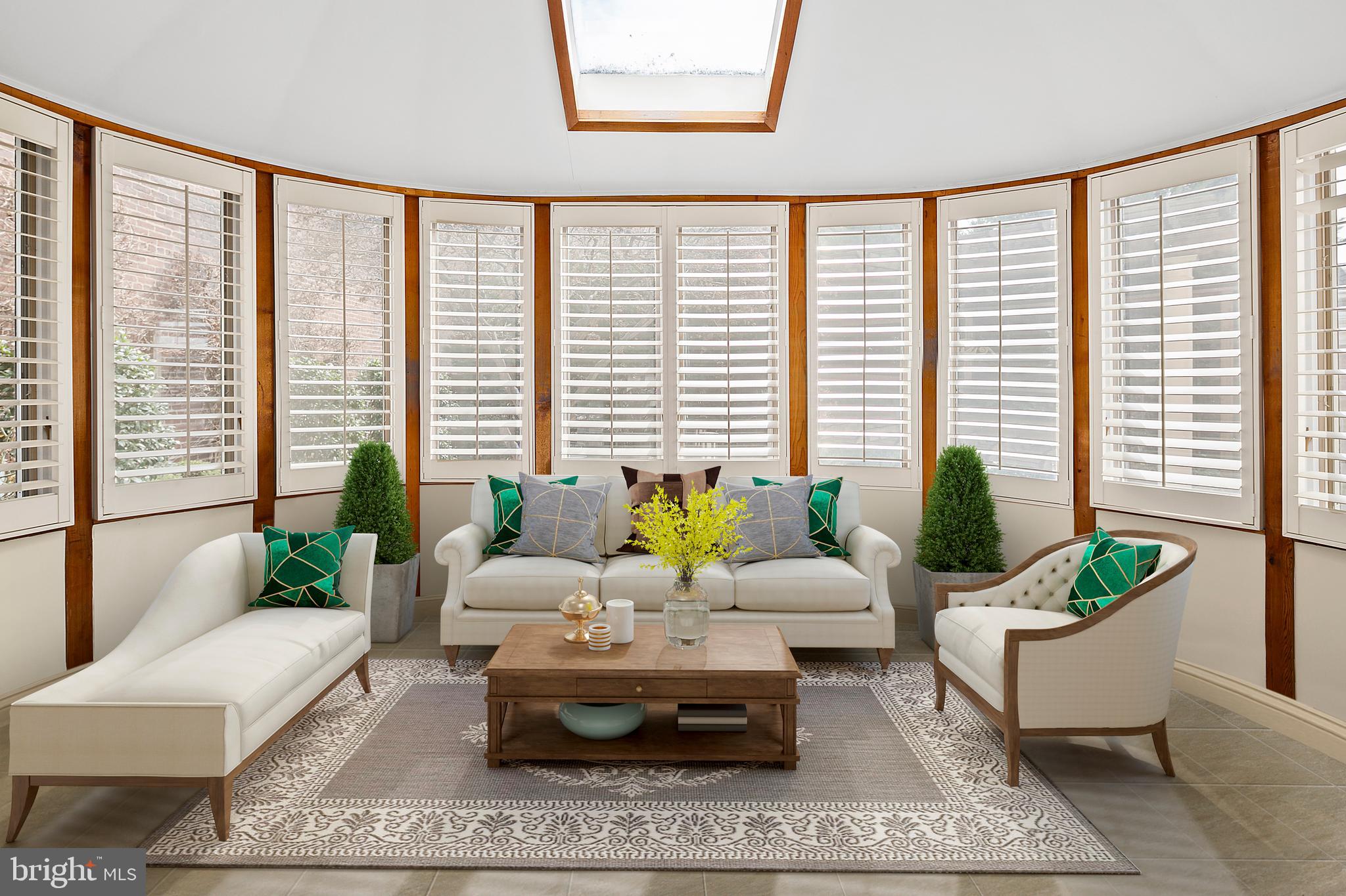 2344 S Street Northwest Washington, DC 20008 - Photo 9 of 52 Sunroom virtually staged