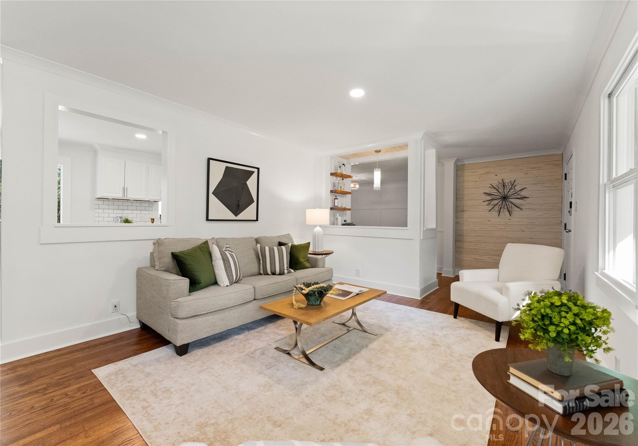 5100 White Oak Road Charlotte, NC 28210 - Photo 3 of 43 a living room with furniture and wooden floor