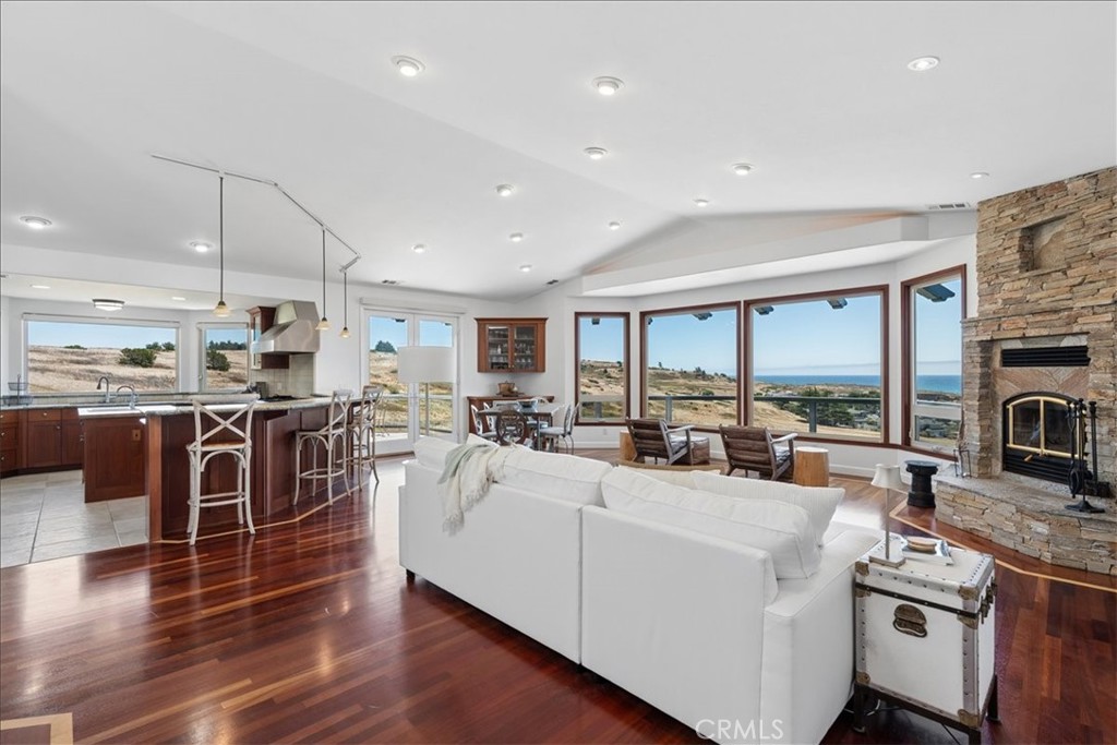 380 Huntington Road Cambria, CA 93428 - Photo 15 of 75 Living room & dining.