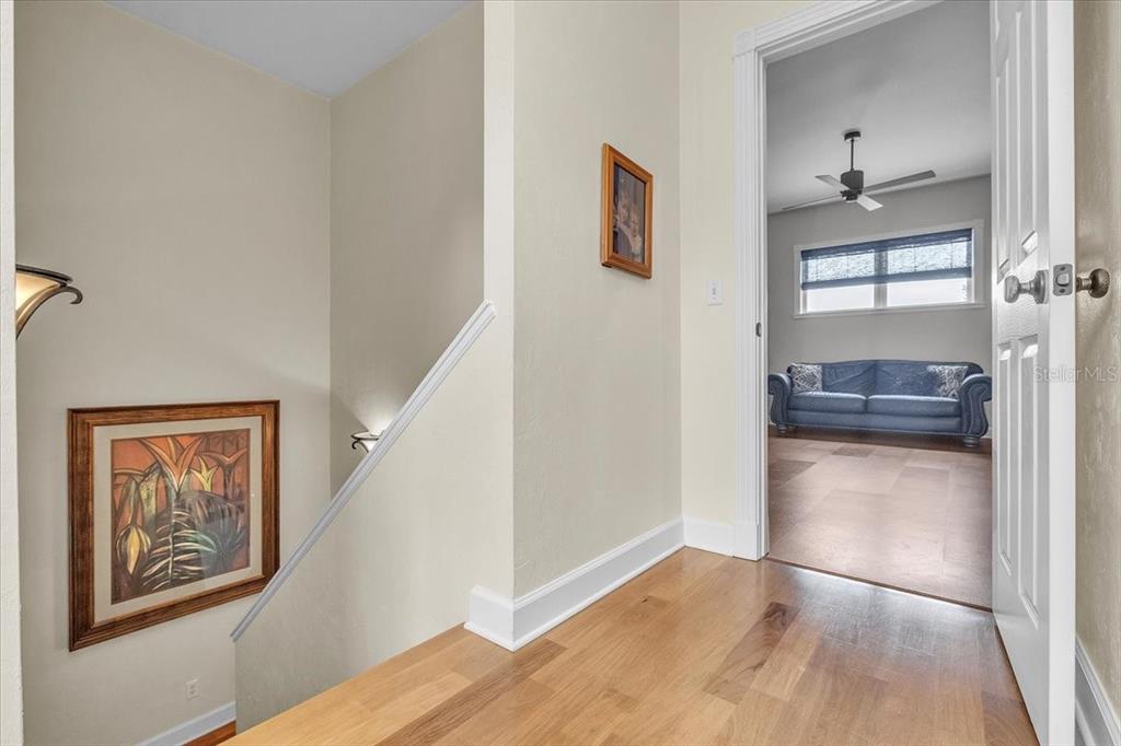 3850 Acline Road Punta Gorda, FL 33950 - Photo 26 of 50 a view of hallway with an entryway and wooden floor