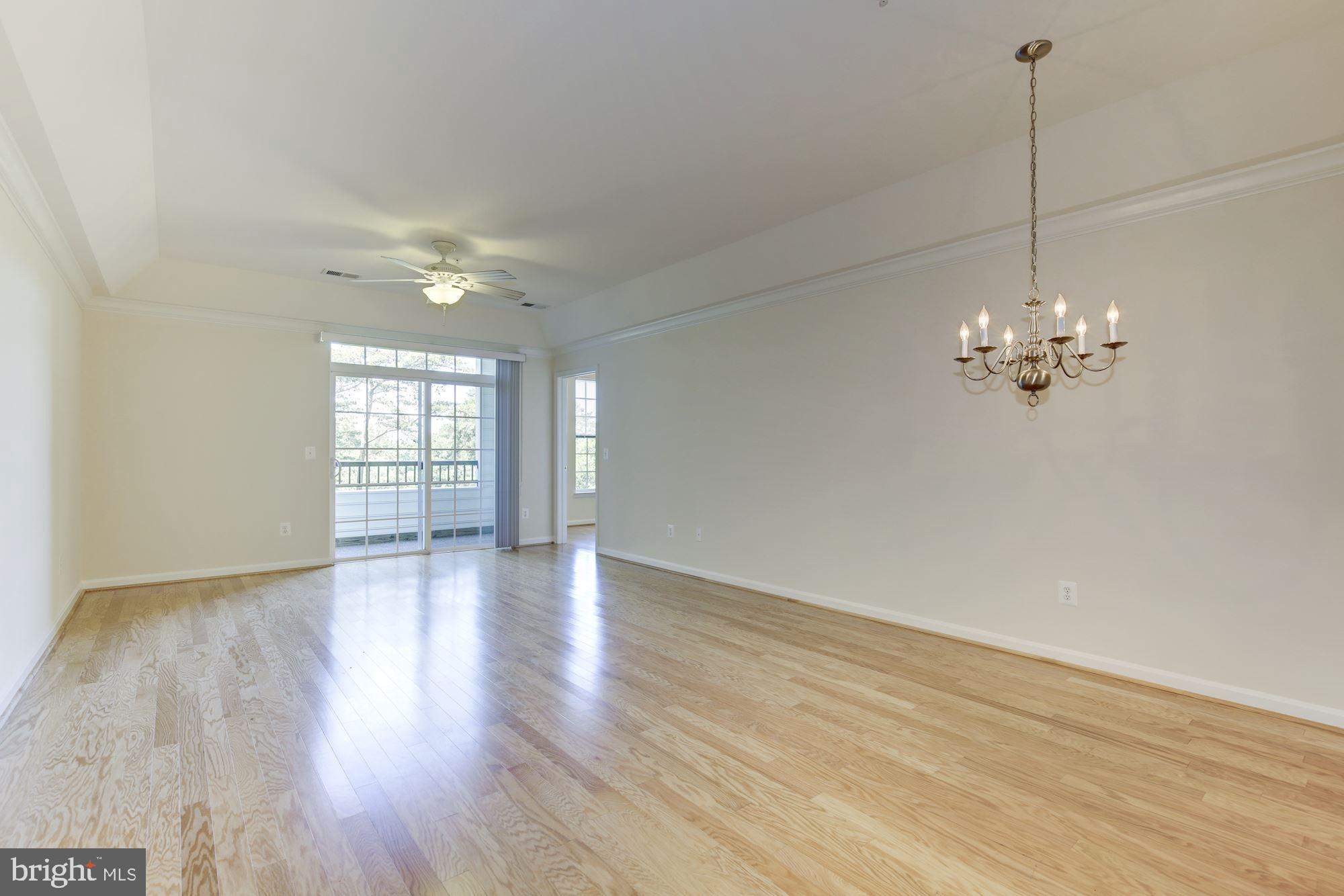7305 Brookview Road, Unit 304 Elkridge, MD 21075 - Photo 11 of 45 Living/Dining Room with Tray Ceiling