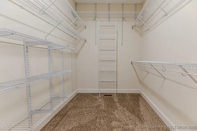 a view of walk in closet