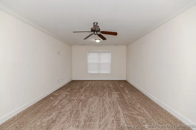 a view of backyard with green space