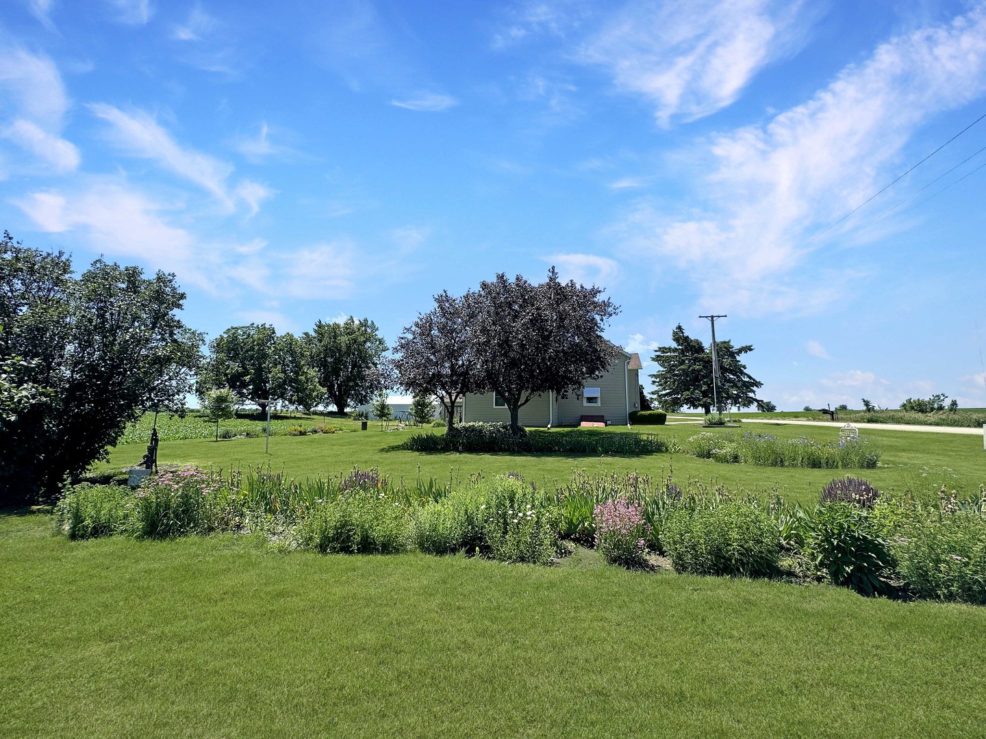 14231 West Kent Road Kent, IL 61044 - Photo 5 of 29 a view of a grassy field with trees