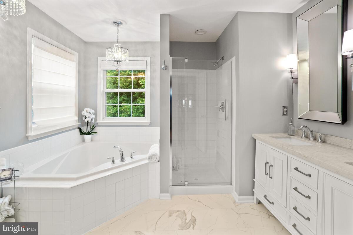 431 Delaware Road Frederick, MD 21701 - Photo 25 of 77 Updated primary bathroom with glass shower