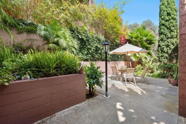 a view of outdoor space patio and outdoor kitchen