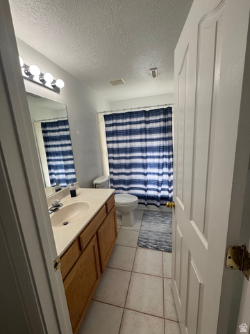 1976 River Bottom Road Springville, UT 84663 - Photo 41 of 45 Bathroom featuring a light-toned vanity with an integrated sink, a white countertop, and light wood-finish cabinetry