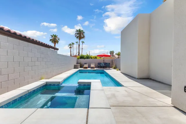 a outdoor living space with patio furniture
