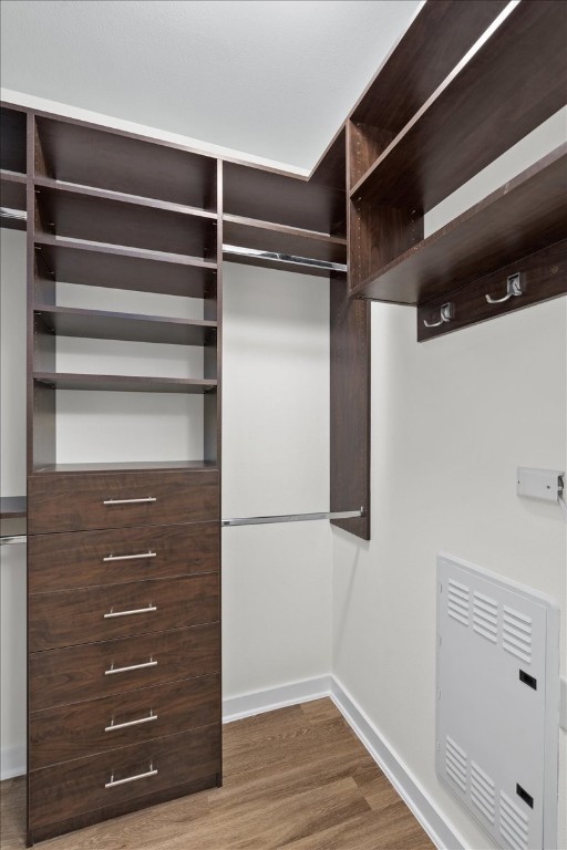 1900 Barton Springs Road, Unit 5001 Austin, TX 78704 - Photo 20 of 34 a view of walk in closet with empty racks