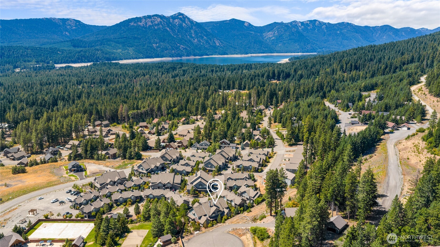 200 Clearwater Loop, Unit 1 Ronald, WA 98940 - Photo 33 of 40 a view of a mountain with a lush green forest