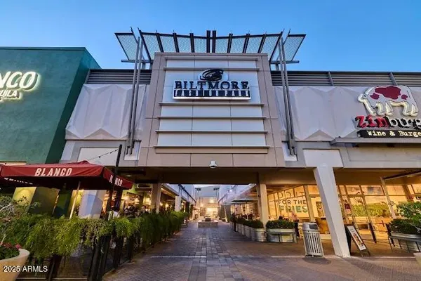 a front view of a building