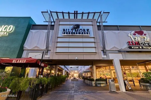 a front view of a building