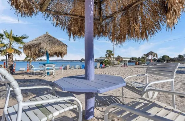 a view of a backyard with a patio