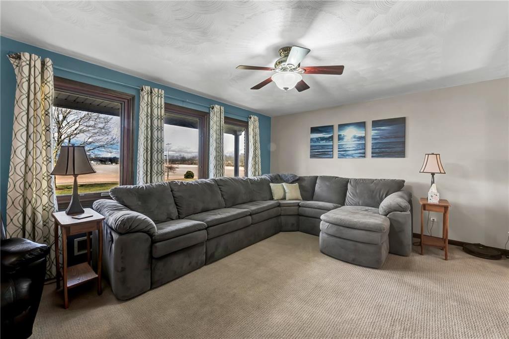 144 Wetzel Road Sarver, PA 16055 - Photo 20 of 48 a living room with furniture and a large window