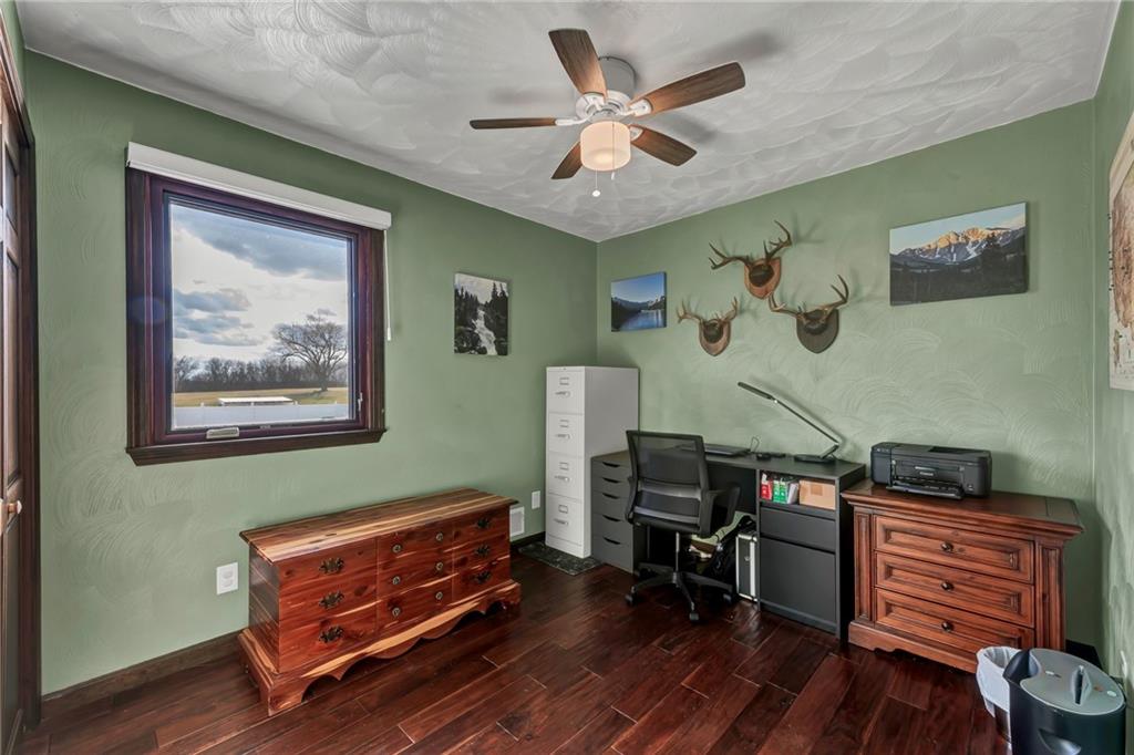 144 Wetzel Road Sarver, PA 16055 - Photo 45 of 48 a view of workspace with furniture and wooden floor