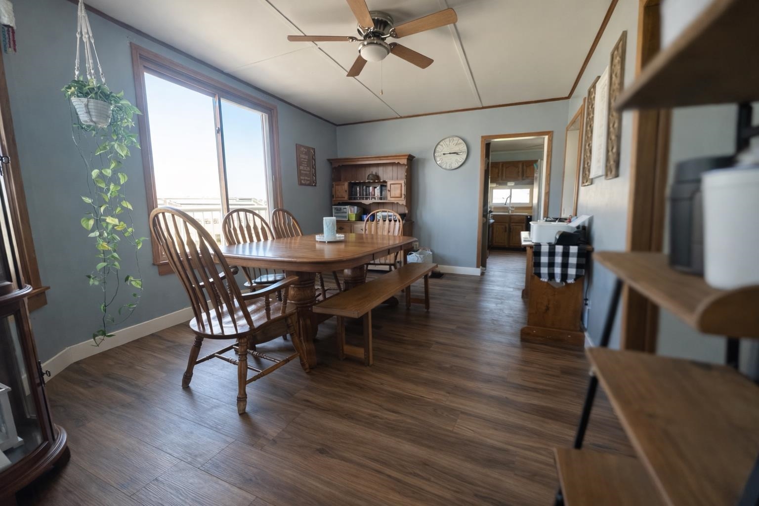 307 South 5th Street Oregon, IL 61061 - Photo 7 of 18 a view of a dining room with furniture window and wooden floor