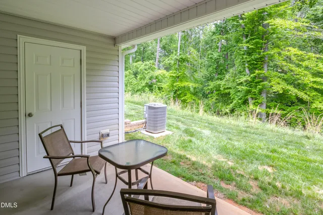 a view of a outdoor seating area