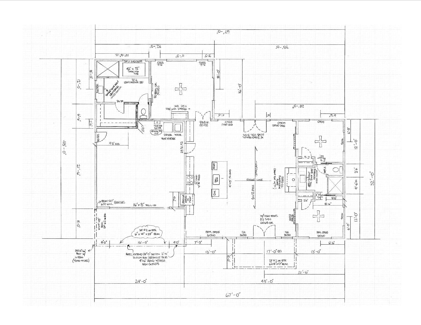 120 May Road Eureka, CA 95503 - Photo 22 of 22 Floor plan of house seller was to build