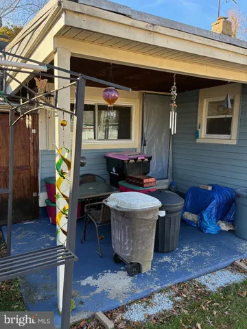 a view of city from the patio