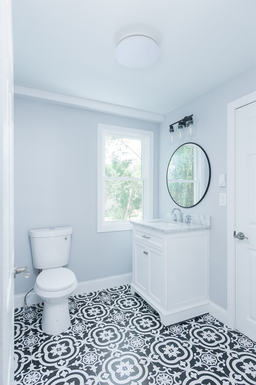 136 French Road Templeton, MA 01468 - Photo 8 of 31 a bathroom with a toilet a sink and a mirror