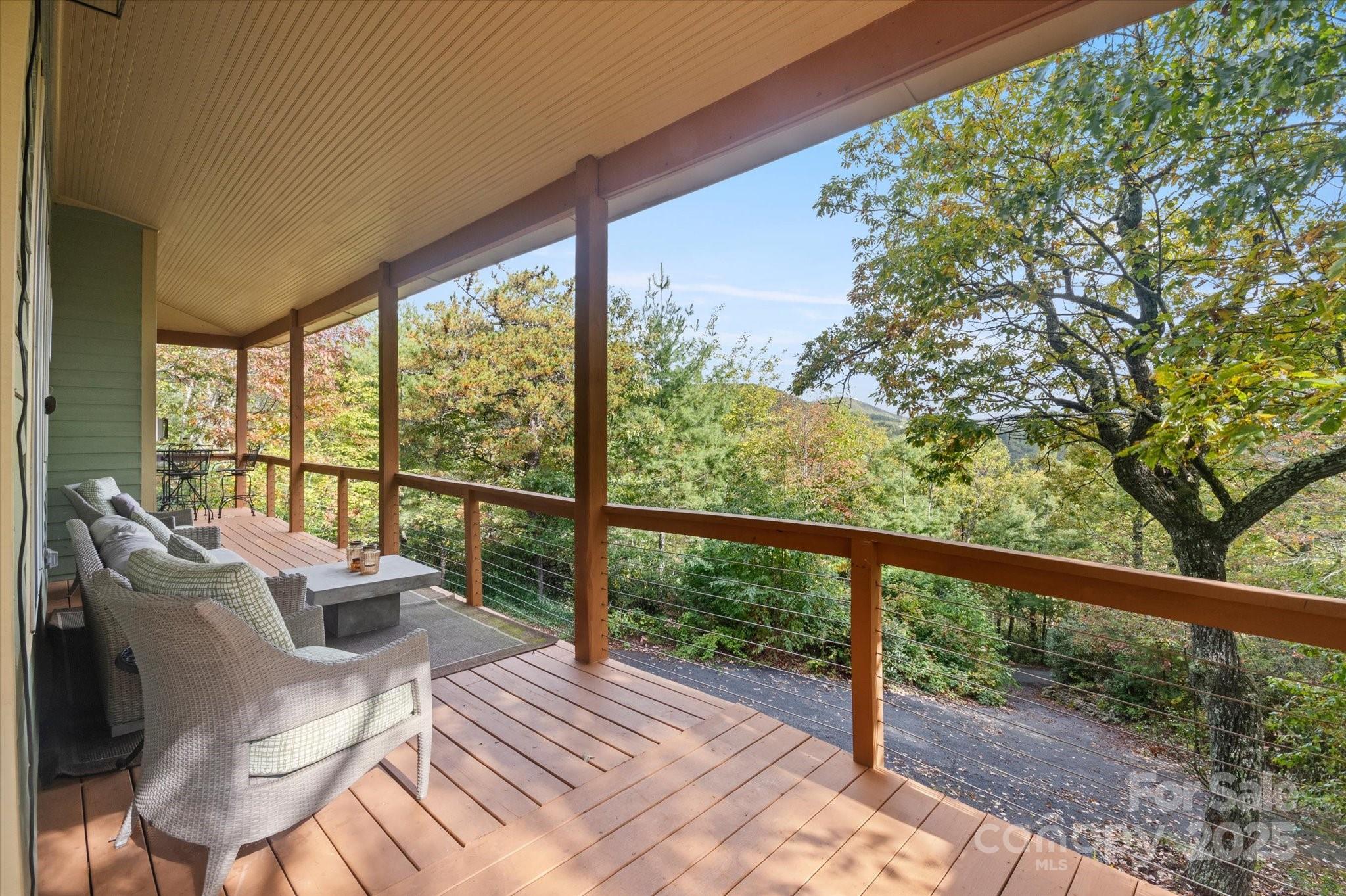 94 Davey Crockett Road Fairview, NC 28730 - Photo 2 of 41 a view of balcony with furniture