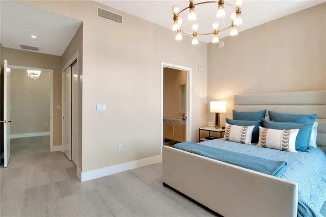 a view of a city with tall buildings